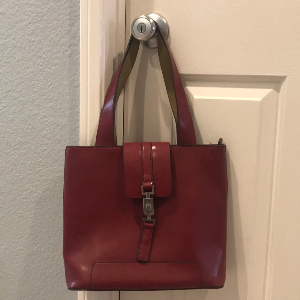 Dark Red Mondani Tote